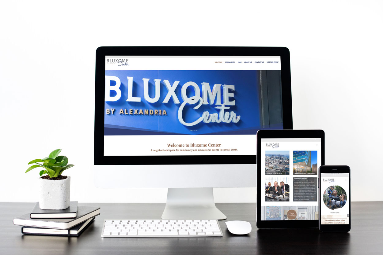Bluxome Center Responsive Website